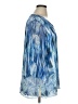 JM Collection 100% Polyester Blue 3/4 Sleeve Blouse Size XL - photo 4
