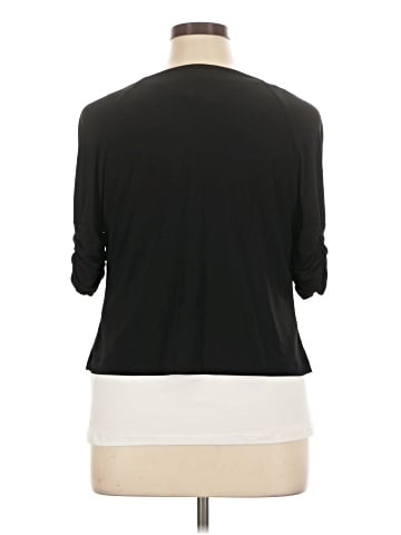 Perceptions 3/4 Sleeve Blouse (view 2)