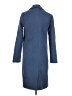 Just Fab Chevron-herringbone Blue Coat Size XXS - photo 2