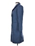 Just Fab Chevron-herringbone Blue Coat Size XXS - photo 5