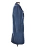 Just Fab Chevron-herringbone Blue Coat Size XXS - photo 4