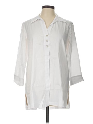Zac & Rachel 3/4 Sleeve Button-Down Shirt (view 1)