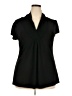 Dynamite Black Short Sleeve Blouse Size 3X - photo 1