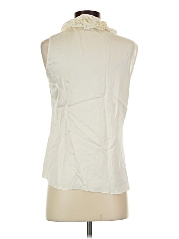 Elie Tahari Sleeveless Silk Top (view 2)