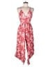 Angie 100% Rayon Paisley Red Romper Size M - photo 1