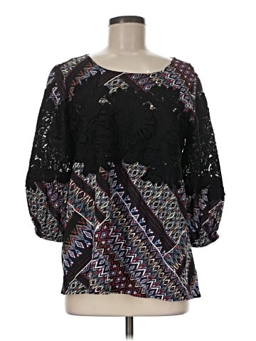 Vintage America Blues 3/4 Sleeve Blouse (view 1)