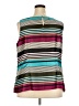 Talbots 100% Polyester Teal Sleeveless Blouse Size 2X - photo 2