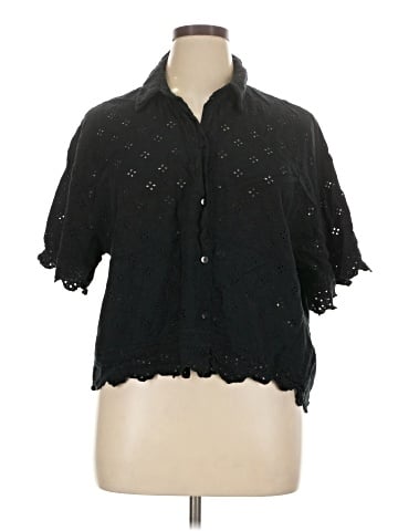 Abercrombie & Fitch Short Sleeve Blouse (view 1)
