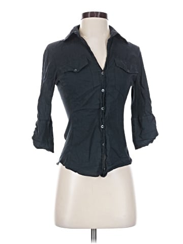 James Perse 3/4 Sleeve Button-Down Shirt (view 1)