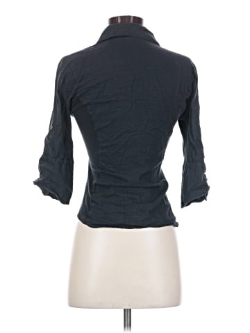 James Perse 3/4 Sleeve Button-Down Shirt (view 2)