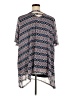Catherines 100% Polyester Blue Short Sleeve Blouse Size 3X - photo 2