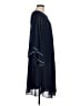 Assorted Brands 100% Polyester Solid Blue Casual Dress Size M - photo 4