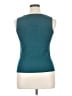 August Silk Teal Tank Top Size L - photo 2