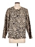Cathy Daniels 100% Polyester Animal Print Gold Jacket Size L - photo 1