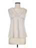 Old Navy Ivory Sleeveless Blouse Size M - photo 1