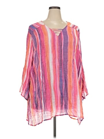 Catherines 3/4 Sleeve Blouse (view 1)