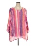Catherines 100% Polyester Pink 3/4 Sleeve Blouse Size 4X - photo 1