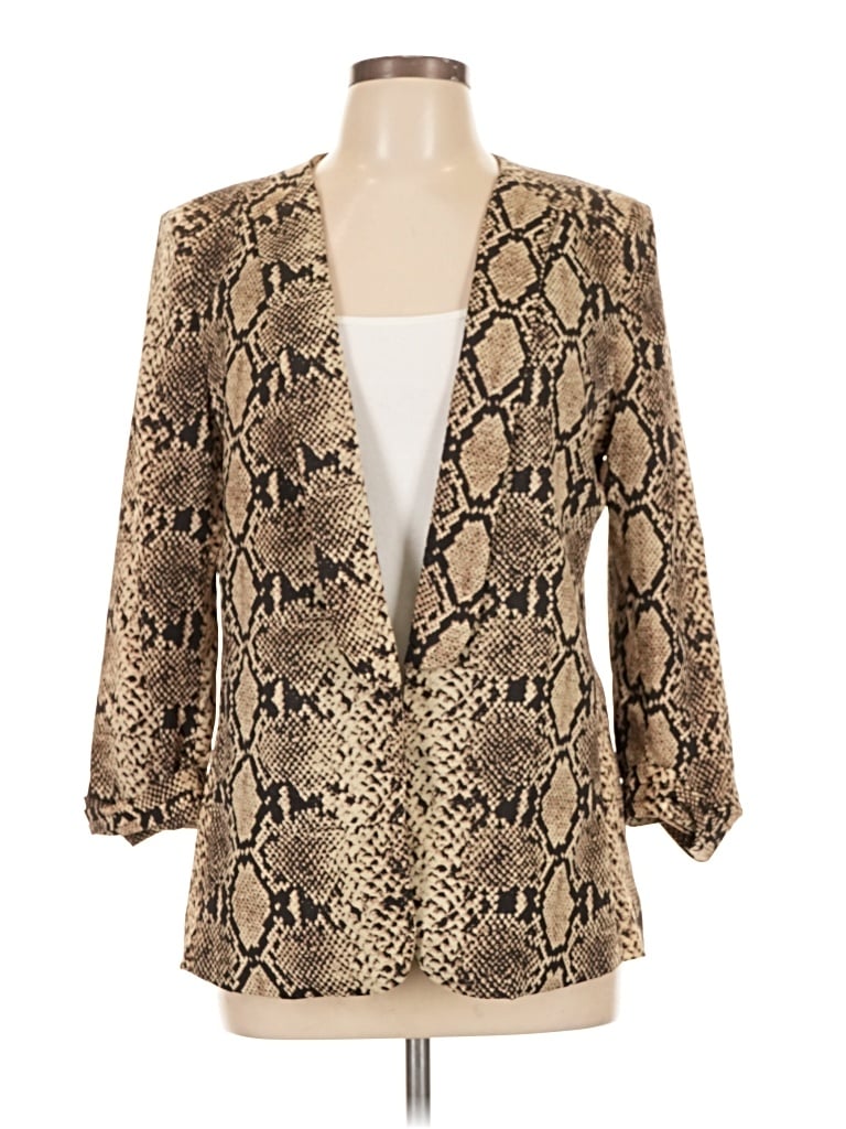 Pre-owned Ellison Blazer Jacket In Gold