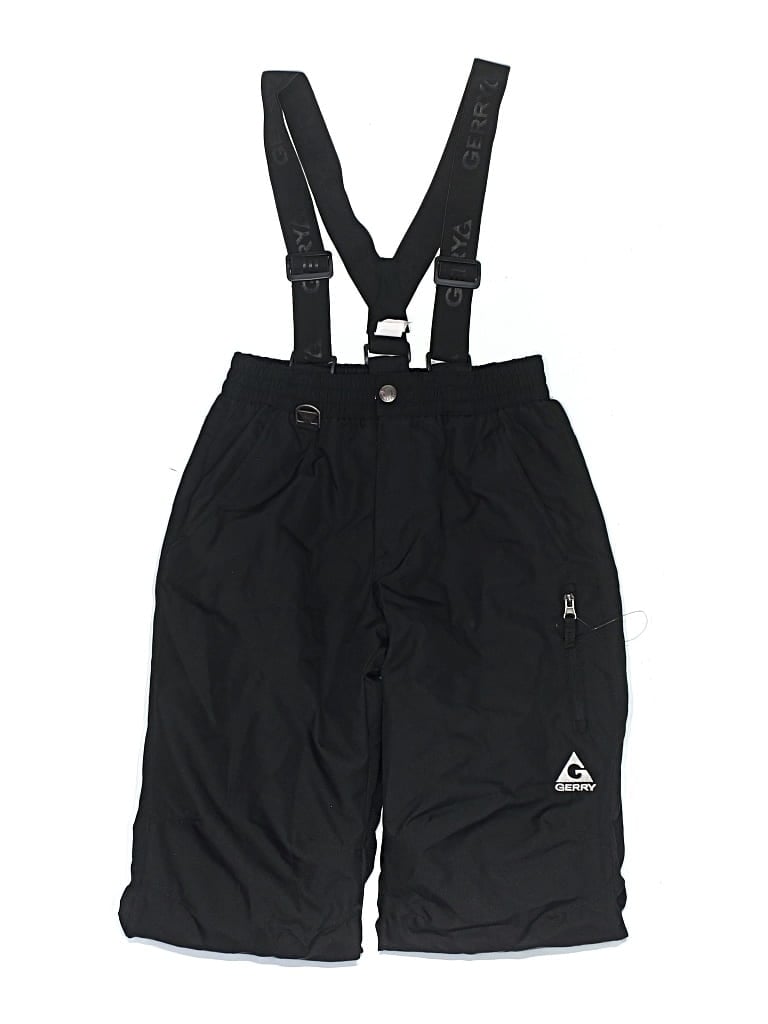 Pre-owned Gerry Kids' Snow Pants With Bib In Black