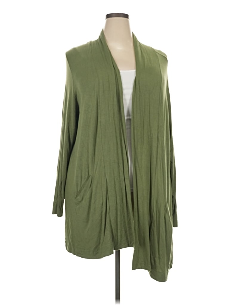 Pre-owned Torrid Cardigan Sweater In Green