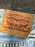 Levi's 100% Cotton Blue Denim Shorts Size 30 waist - photo 3