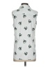Ann Taylor 100% Polyester White Sleeveless Blouse Size S - photo 2