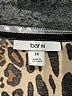 Bar III Animal Print Brown Short Sleeve Blouse Size 3X - photo 7