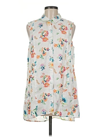 J.Jill Sleeveless Button-Down Shirt (view 1)
