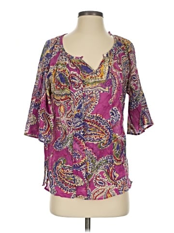 Lauren by Ralph Lauren 3/4 Sleeve Blouse (view 1)