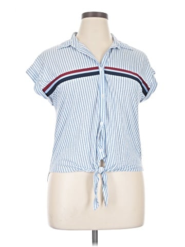 Almost Famous Short Sleeve Blouse (view 1)