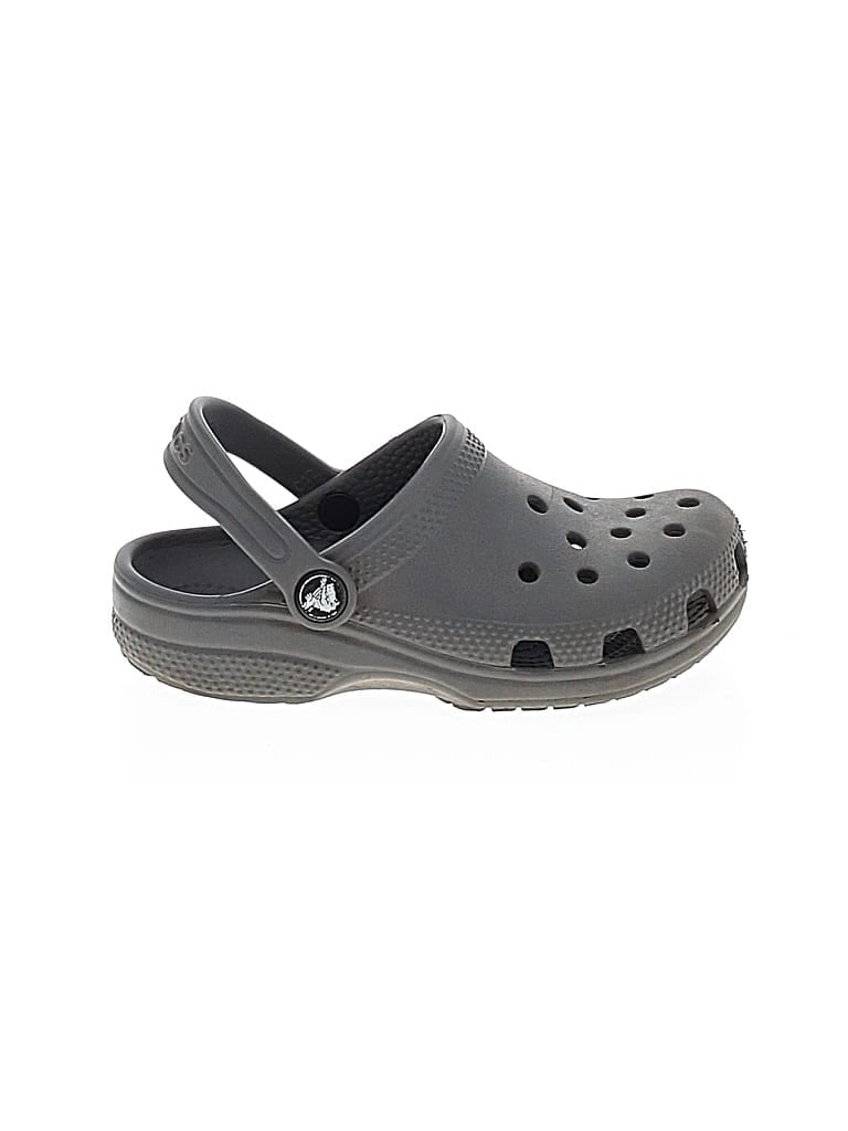 Pre-owned Crocs Kids' Clogs In Gray