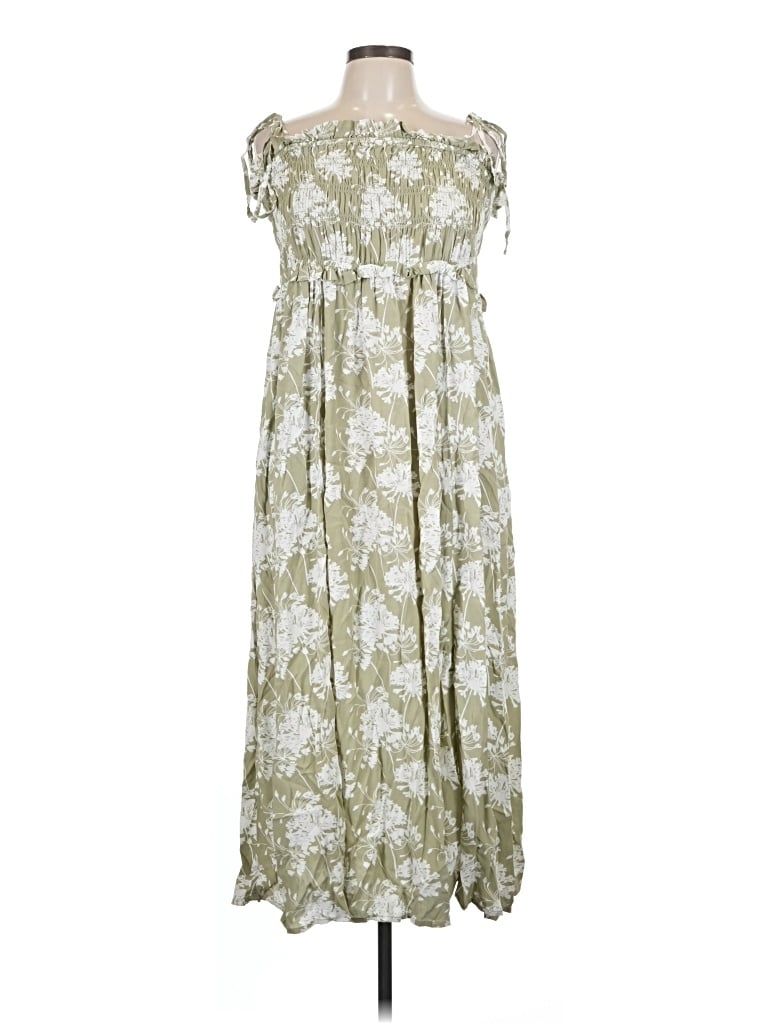 Pre-owned Free Assembly Casual Dress In Green