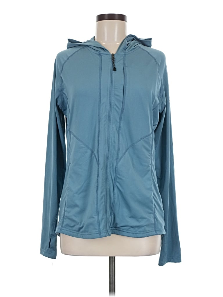 Pre-owned Exofficio Zip Up Hoodie In Blue