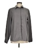 Unbranded 100% Polyester Solid Gray Long Sleeve Blouse Size M - photo 1