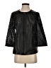 Travelers by Chico's 100% Polyester Polka Dots Black Raincoat Size Sm (0) - photo 1