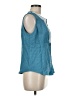 Unbranded 100% Polyester Teal Sleeveless Blouse Size M - photo 4