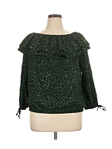 MICHAEL Michael Kors 3/4 Sleeve Blouse (view 1)