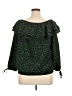 MICHAEL Michael Kors 100% Polyester Green 3/4 Sleeve Blouse Size XL - photo 2