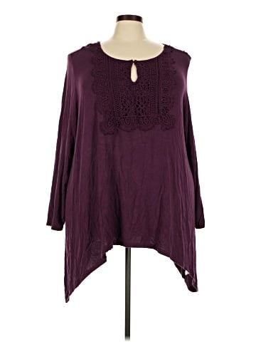 Roaman's Long Sleeve Blouse (view 1)