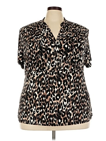Style&Co Short Sleeve Blouse (view 1)