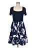 Unbranded Graphic Blue Casual Dress Size M - photo 1