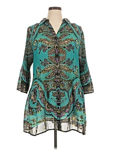 Alfani 3/4 Sleeve Blouse (view 1)