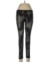 Angie 100% Polyester Metallic Gold Leggings Size L - photo 1