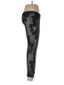 Angie 100% Polyester Metallic Gold Leggings Size L - photo 4