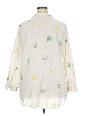 C&C California 3/4 Sleeve Button-Down Shirt (view 2)
