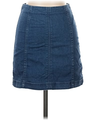 Free People Denim Skirt (view 1)