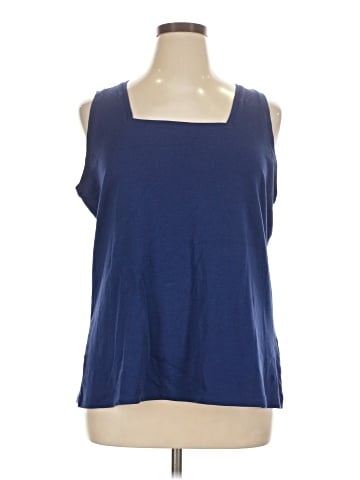 Isaac Mizrahi LIVE! Sleeveless T-Shirt (view 1)