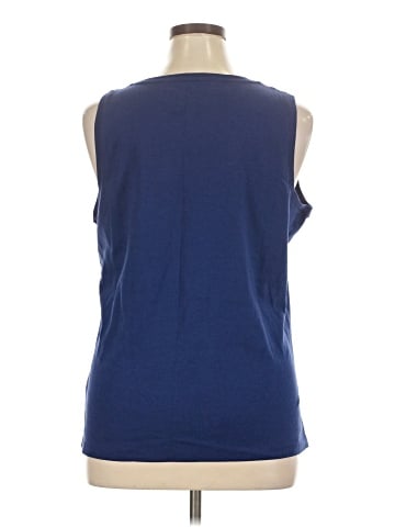 Isaac Mizrahi LIVE! Sleeveless T-Shirt (view 2)