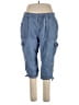 St. John's Bay Blue Cargo Pants Size 16 - photo 1