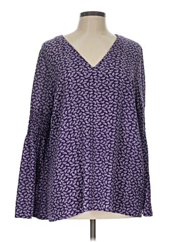 MICHAEL Michael Kors Long Sleeve Blouse (view 1)